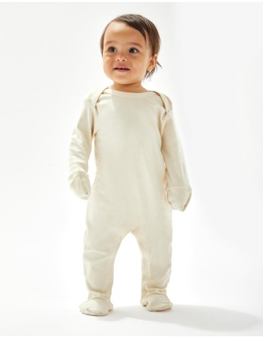 BAB-BZ35-Baby Sleepsuit With Scratch Mitts